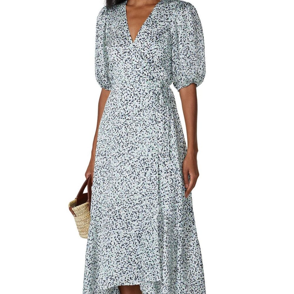 Club Monaco, Easy Midi Wrap Dress 14